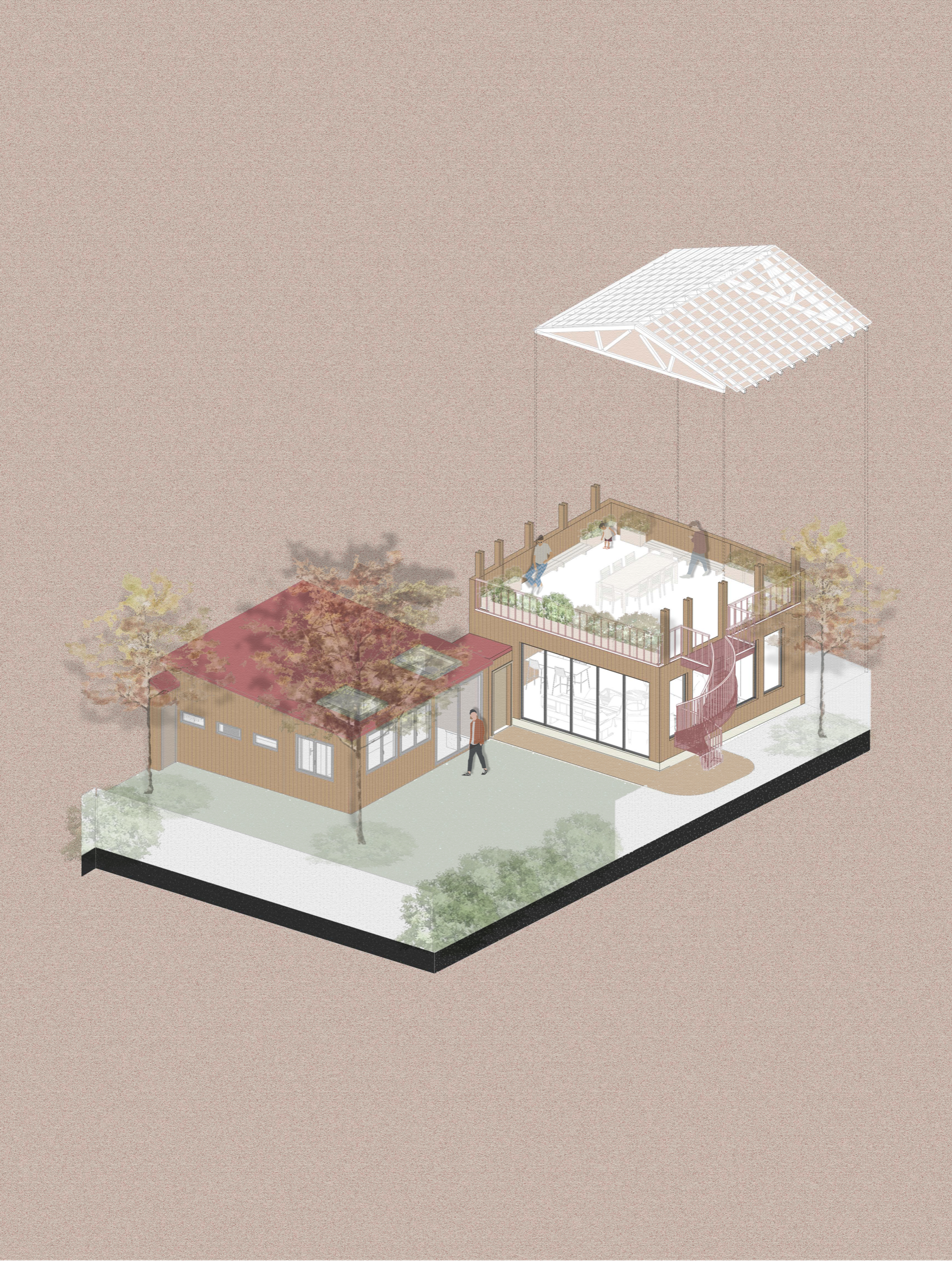 Extension d'une maison individuelle