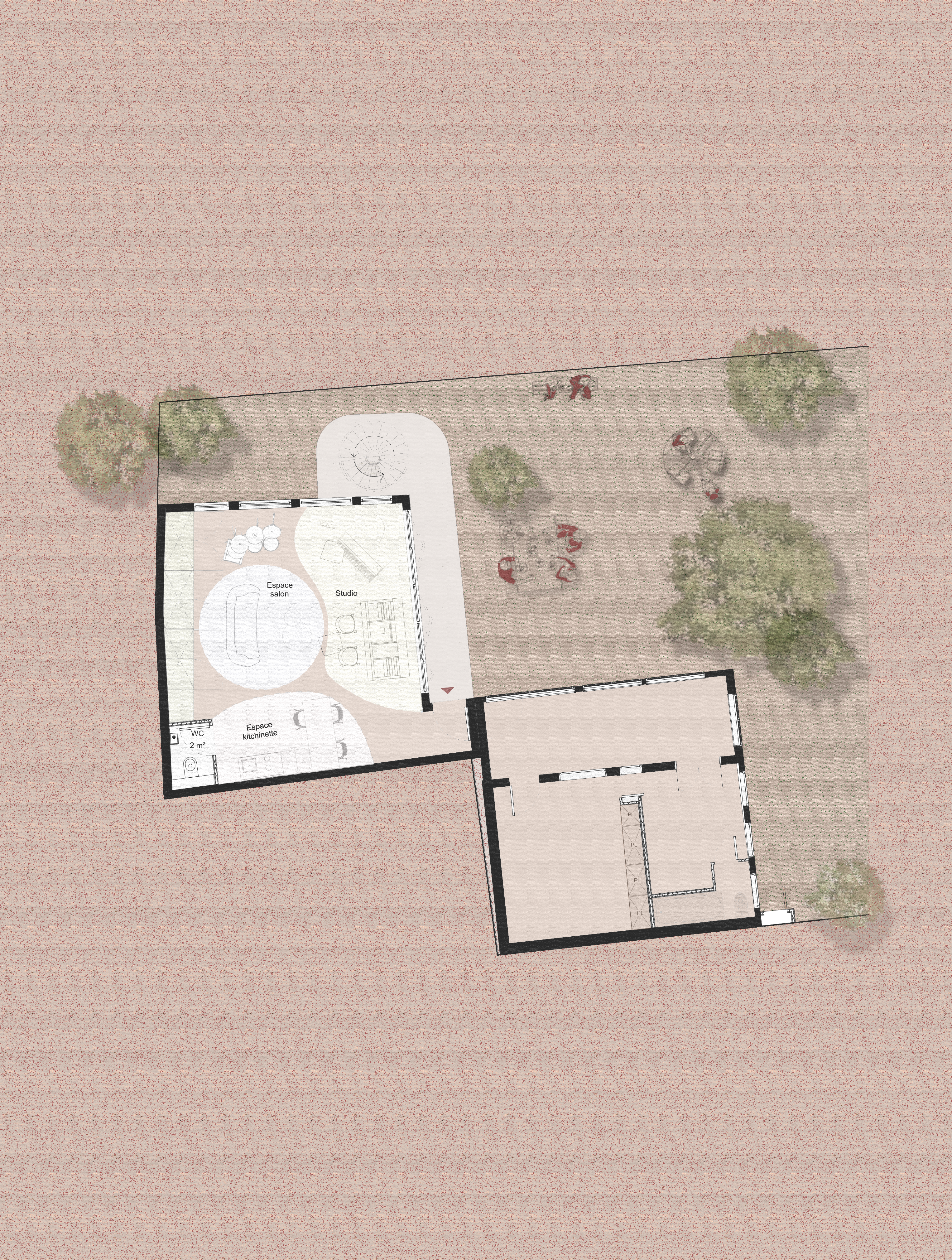 Extension d'une maison individuelle — vue 2