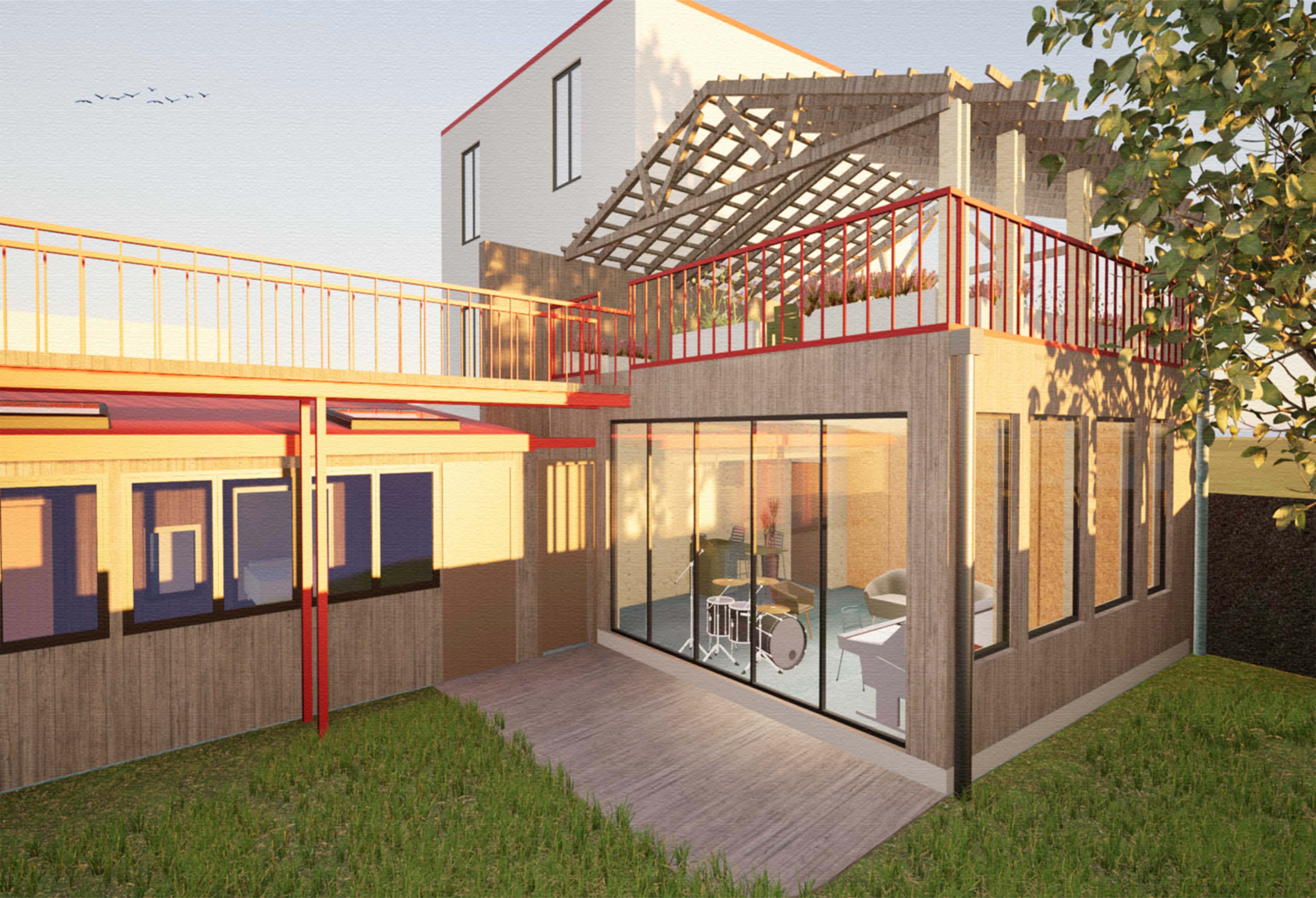 Extension d'une maison individuelle — vue 5